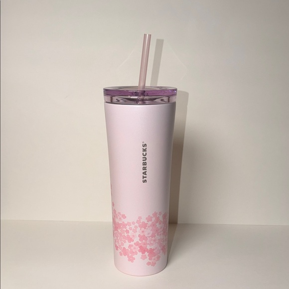 Starbucks 2026 Sakura Cherry Blossom Pink Cold Cup Tumbler 20oz Spring NEW - Picture 3 of 8